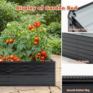 6x3x2 FT Metal Raised Garden Bed