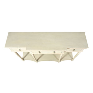 Retro Console Table With 3 Soft Close Drawers