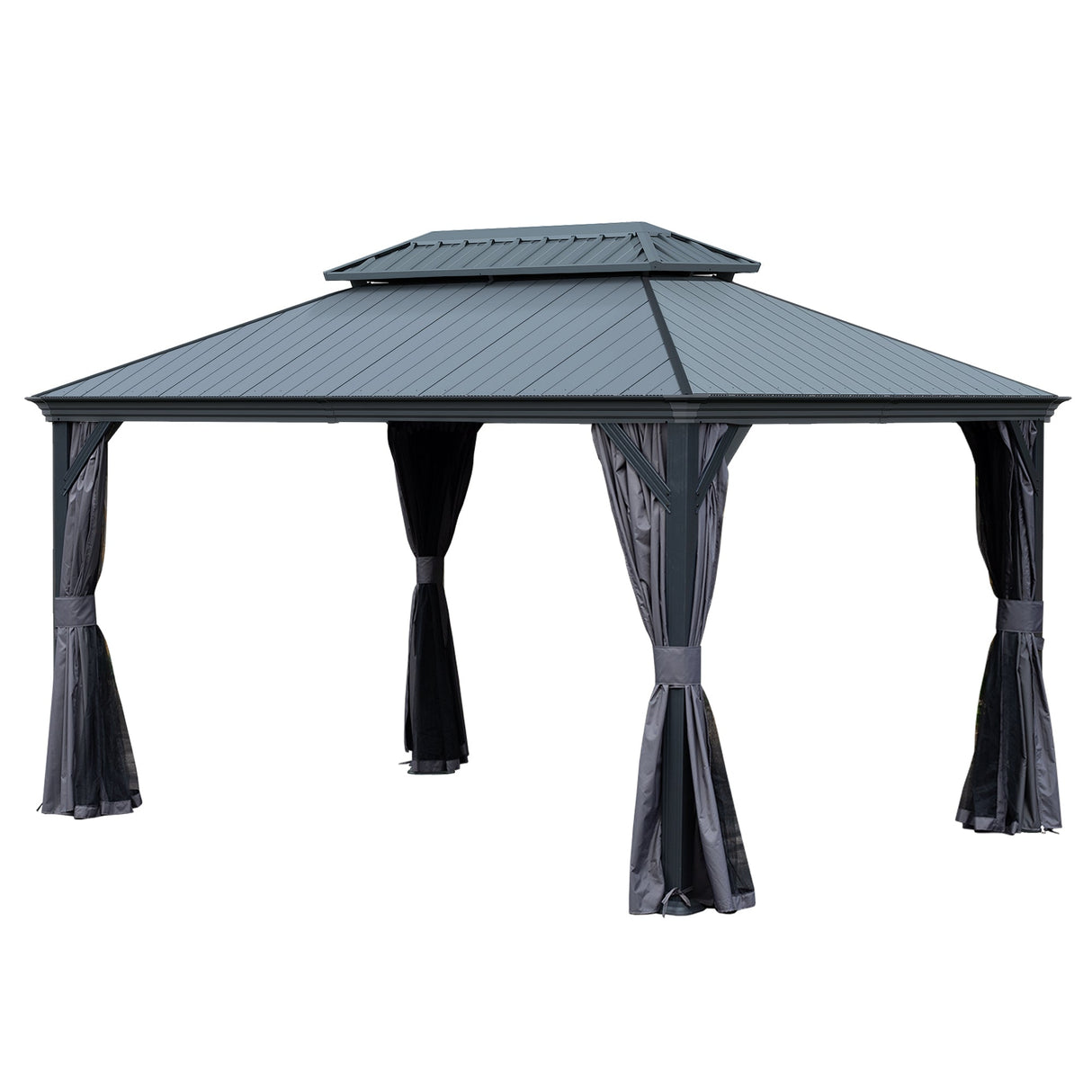 10'x14' Hardtop Gazebo with Resin Roof