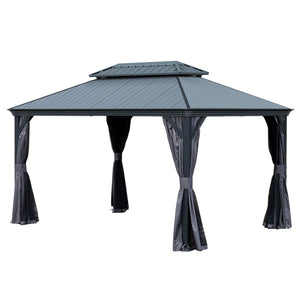 10'x14' Hardtop Gazebo with Resin Roof