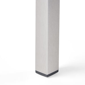 Outdoor Square Dining Table With Aluminum Frame