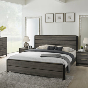 Ioana Contemporary Wood Panel Bed