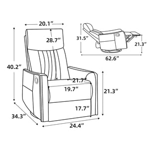 Comfortmax Swivel and Rocking Recliner