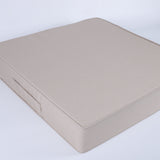 Outdoor Deep Seat Cushions for Patio Furniture Waterproof Set, Beige Polyester 24x24x4 Inches