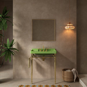 VICI 28" Bathroom Console Sink, Wall-Mounted