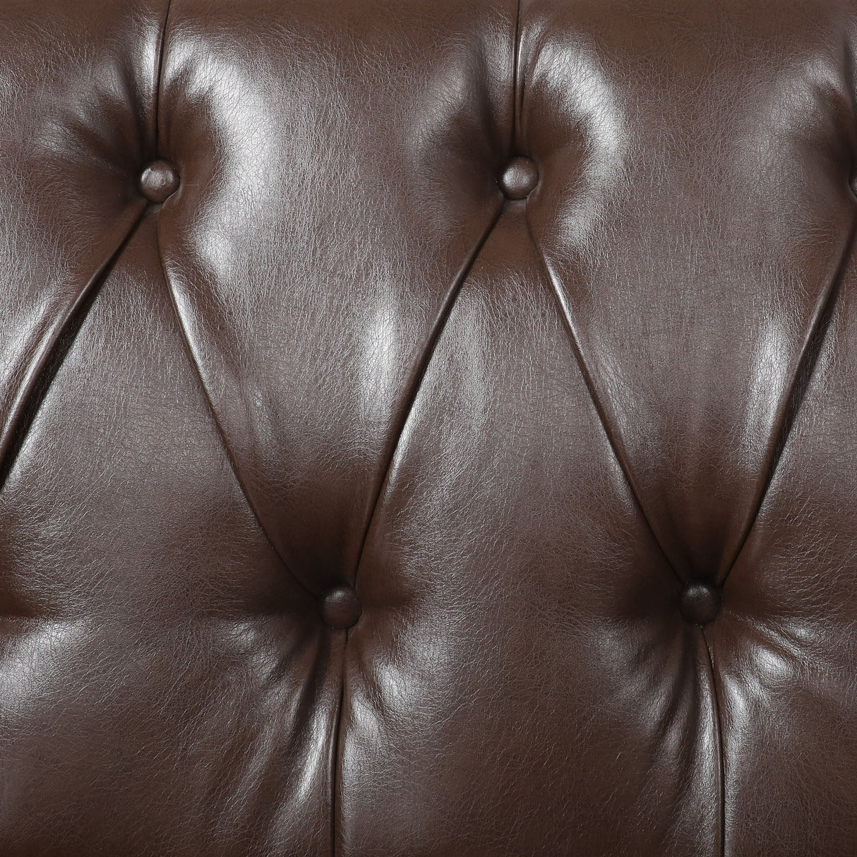 Sophisticated Loveseat With Diamond Stitched Detailing