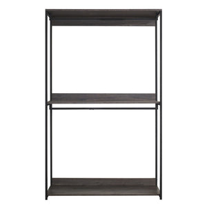 Monica - Walk-In Closet System, Modular Storage - Rustic