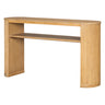 Console Table With Fluted Legs, Open Shelf