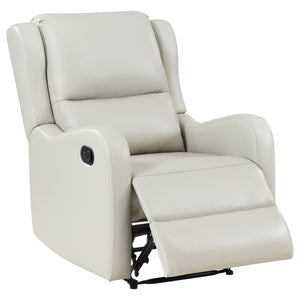 Cortland - Upholstered English Arm Recliner Chair Comfort Enhancing Lounge Chair - Ivory