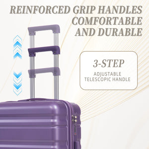 HIFINE Tourist 3-Piece ABS Spinner Wheel Luggage Set