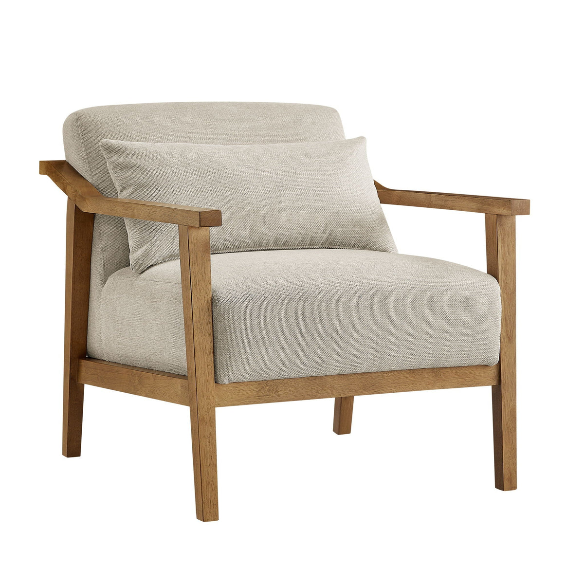 Reagan - Arm Accent Chair With Lumbar Pillow