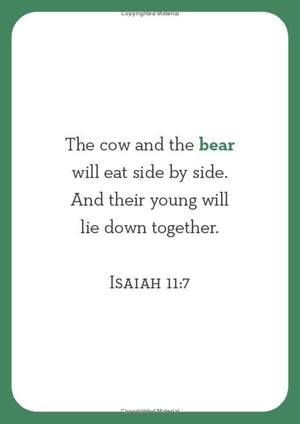 Bible Animal Flash Cards