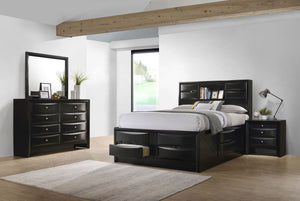 Briana 4-piece California King Bedroom Set Black