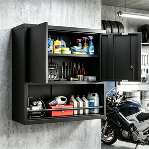 Metal Adjustable 2 Doors Storage Cabinet