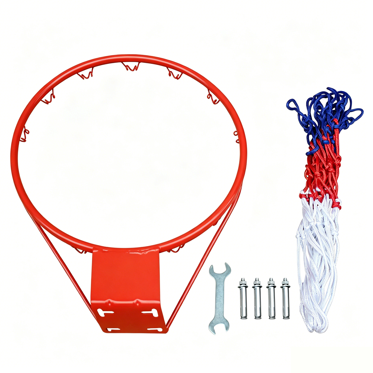 18" Steel Basketball Rim Replacement with Net