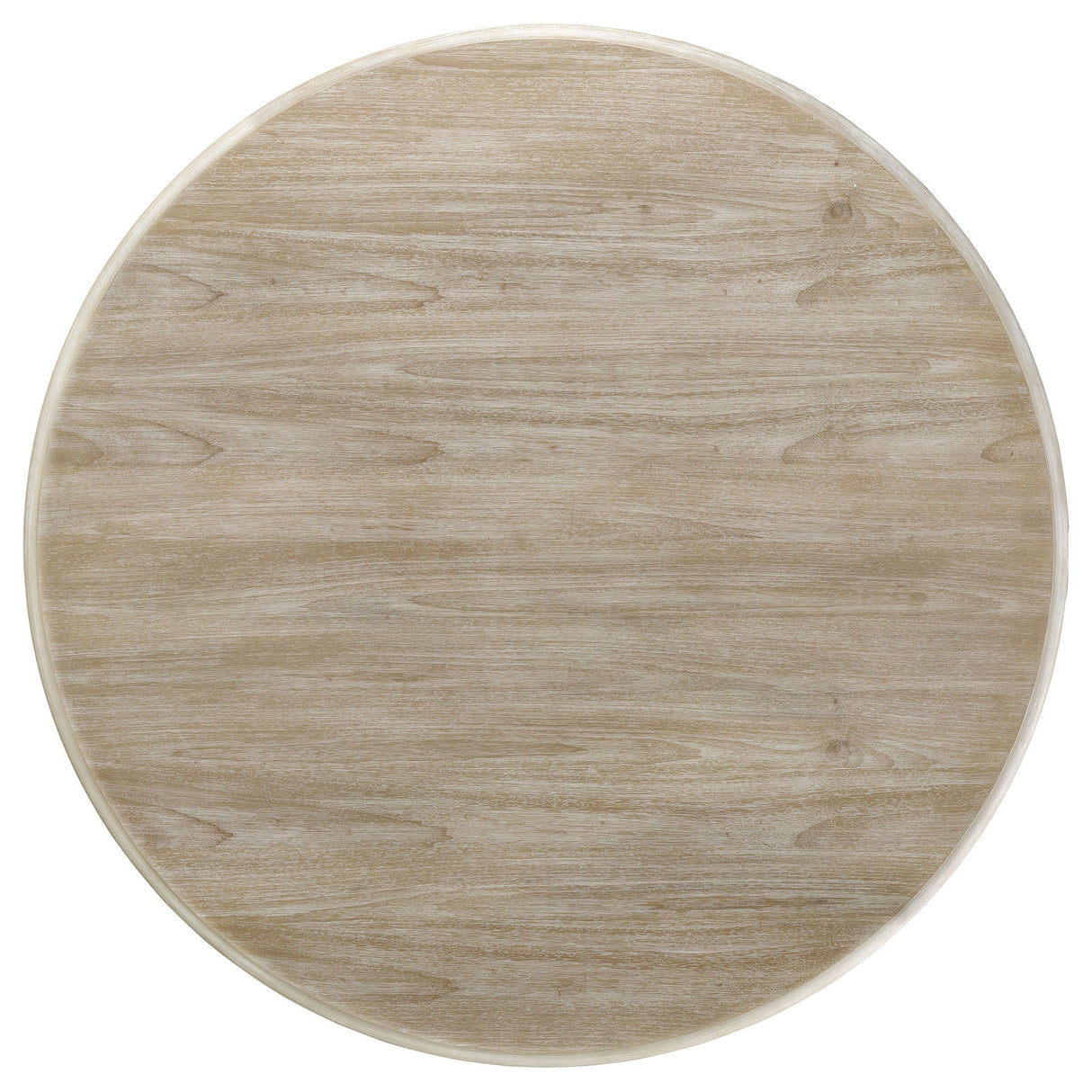 Verdugo - Round Dining Table With Pedestal Base - White Washed