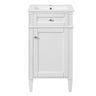 French Style Bathroom Vanity With Sink, Soft-Closing Door, Adjustable Shelf, Rectangular Design