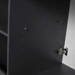 Contemporary Freestanding Bathroom Vanity With Resin Sink & Soft-Close Cabinet Doors