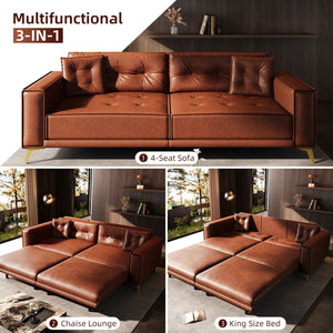 King Size Pull Out Sofa Bed 3 In 1