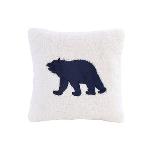 Full/Queen Plush to Sherpa Down Alternative Comforter Set