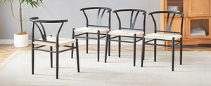 Wesborn Chair - Y-Shaped Medieval Style Armchair for Dining Table, Set of 4
