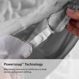 Bedgear Performance Duvet Set, Queen - Grey/Racetrack