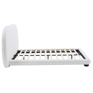 Extra Thick Upholstered Platform Bed Frame with Luxury Split Headboard