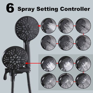 High Pressure 3-Way Rainfall Combo Showerhead