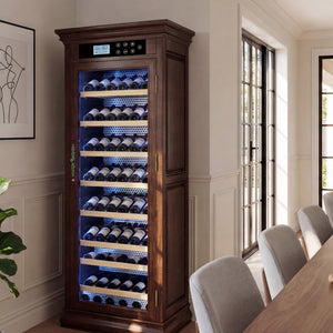 Temperature Control Professional Wooden Refrigerated Wine Cabinet