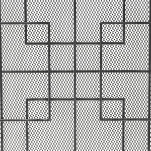 Dorothy - Modern Single Panel Iron Fire Screen