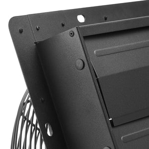 16 Inch Shutter Exhaust Fan with Smart Temperature Control - Metal