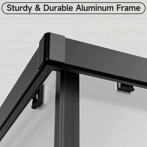 36" D x 36" W x 72" H Corner Shower Enclosure