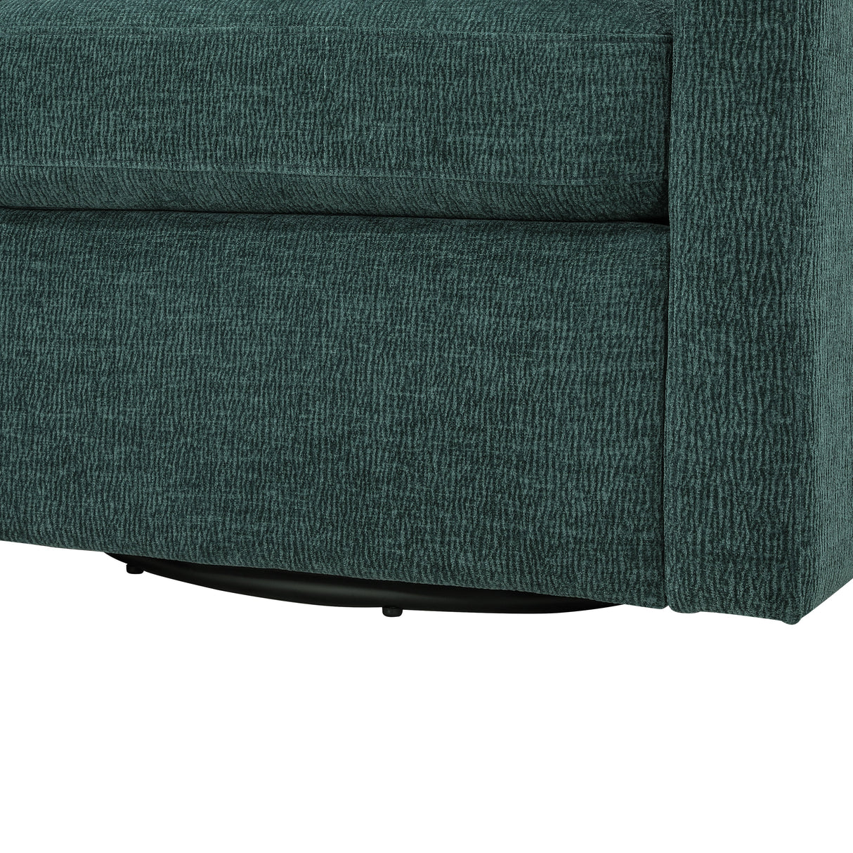 Sutton Light Grey Performance Fabric Swivel Barrel Chair