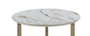 Aziz Sintered Stone Top Round Coffee Table