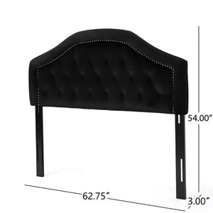 Kaarina - Contemporary Tufted Fabric Headboard