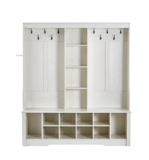 Itaar Hall Tree with Bench and Shoe Storage