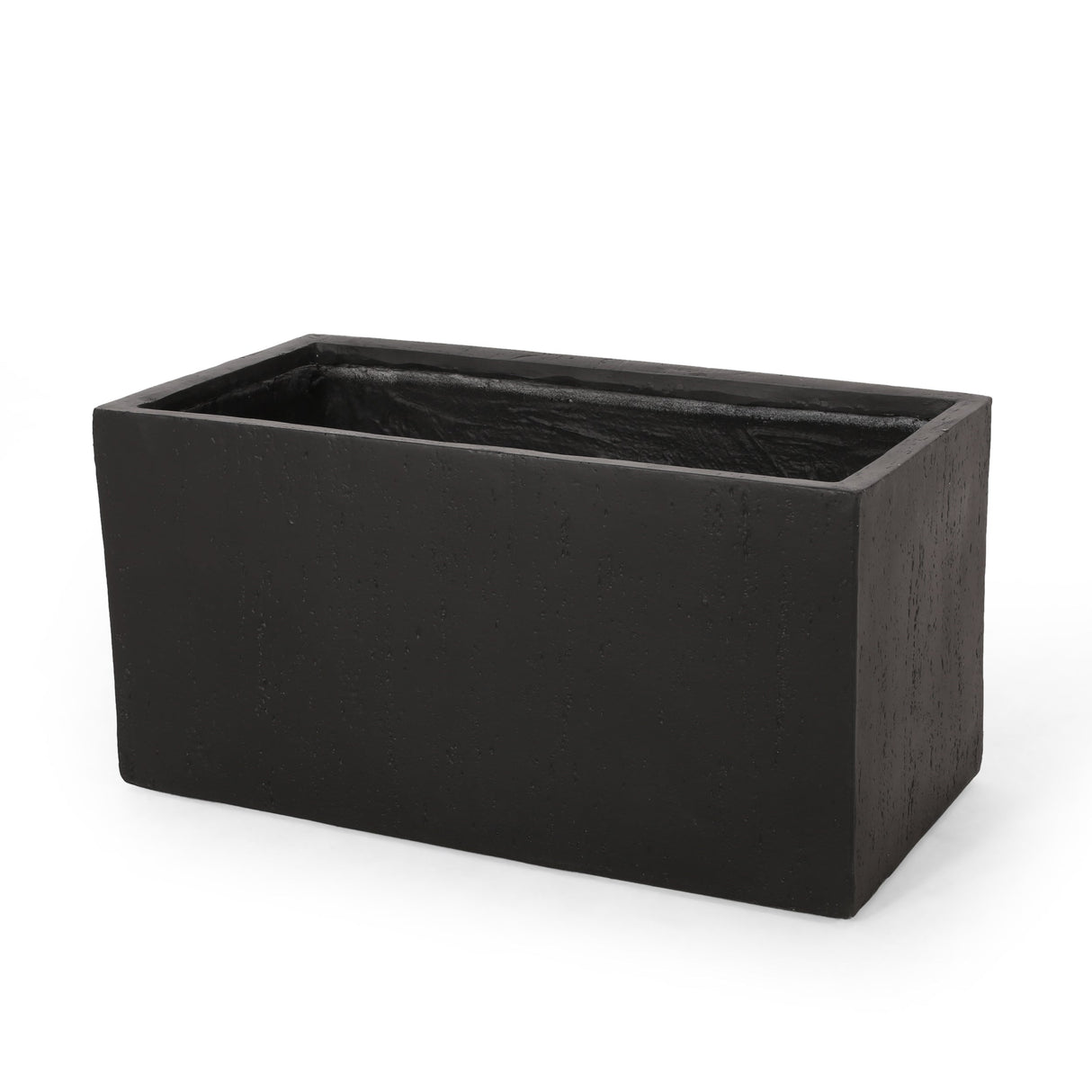 31.25' L Modern Outdoor MGO Planter in Black Finish