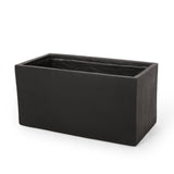 31.25' L Modern Outdoor MGO Planter in Black Finish