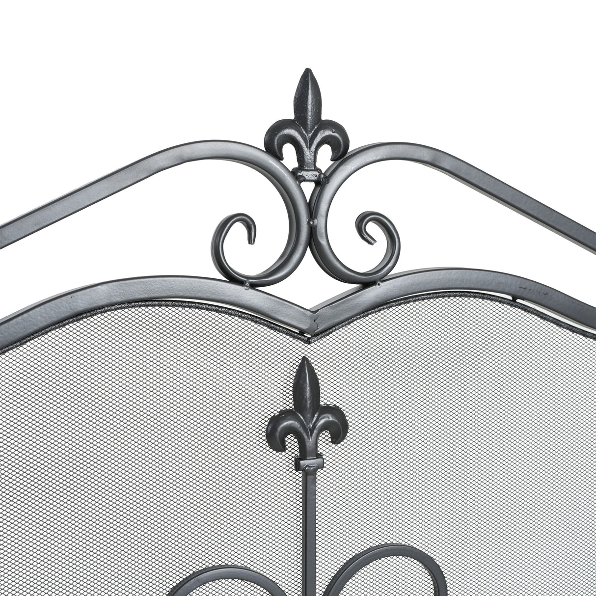 Onyx 3-Panel Iron Fireplace Screen 54" x 31.5"