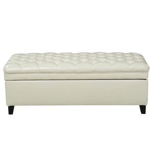 Juliana Storage Ottoman With Birch Legs