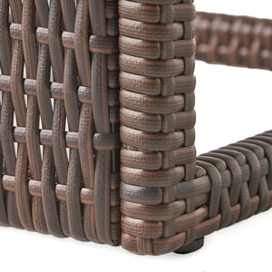 Bucharest - End Table C Shaped Side Table Rattan - Brown