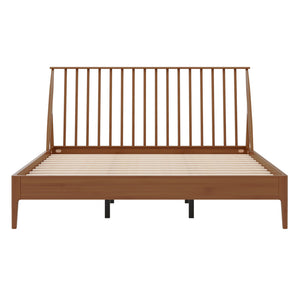 Bohemian Platform Bed With Tall Headboard