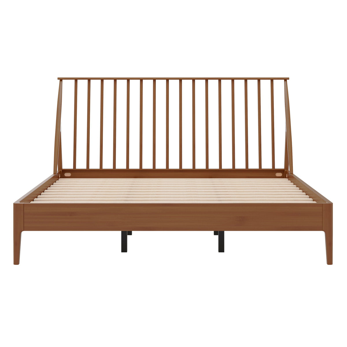 Bohemian Platform Bed With Tall Headboard