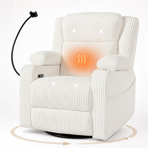 Electric Power Recliner Chair with Heat and Massage