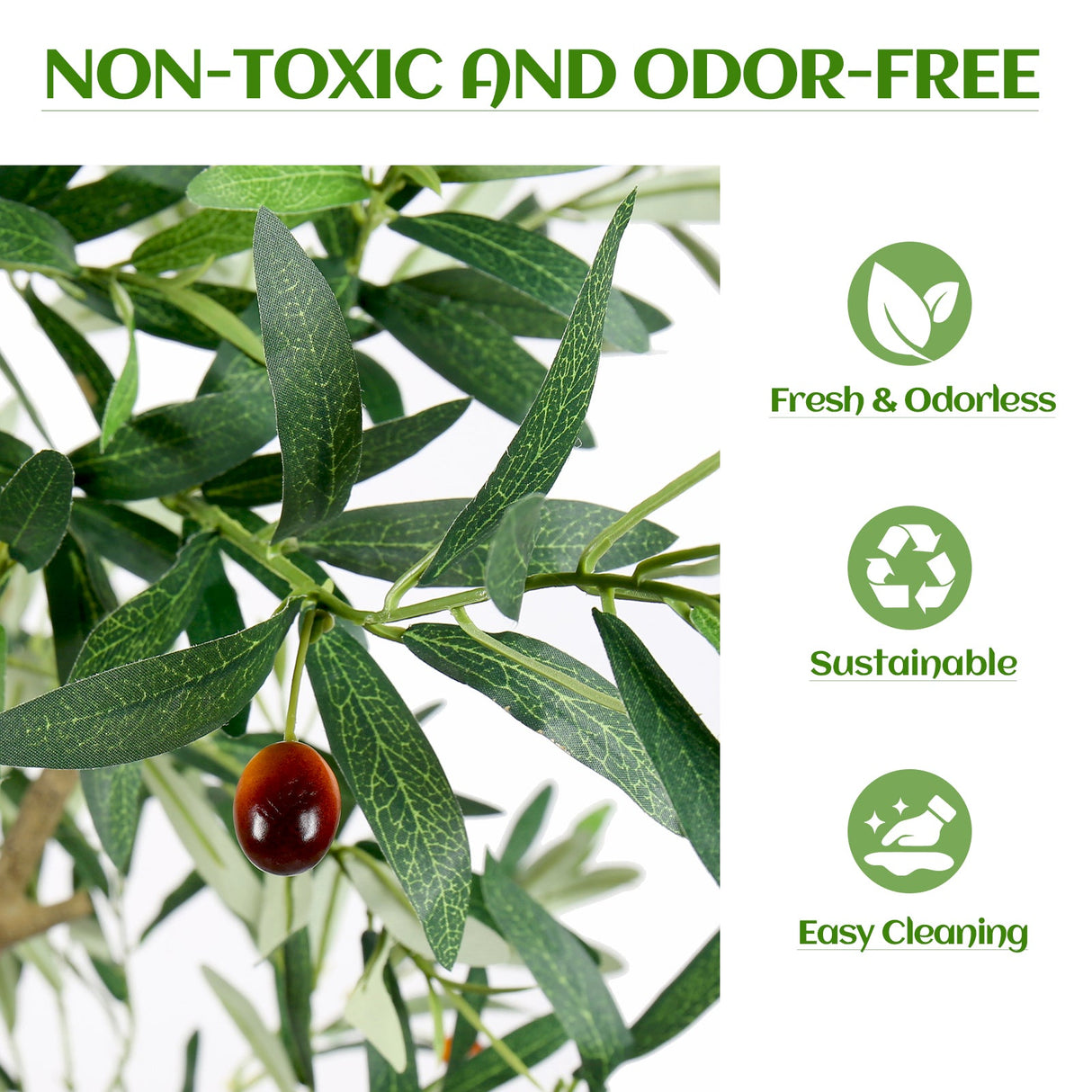 6FT Artificial Olive Tree Indoor Faux Plant
