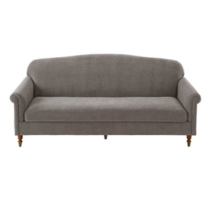 Loveseat Sofa with Rolled Arm for Living Room - Brown