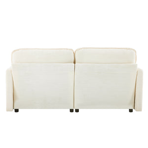 69" Plush Cloud Loveseat: Modular 2-Seater Sectional Sofa