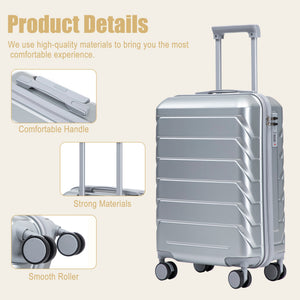 20 Inch ABS Hard Shell Travel Checked Luggage