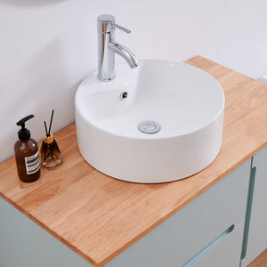 36-Inch Double Drawer + Single Door Wall-Mounted Bathroom Vanity