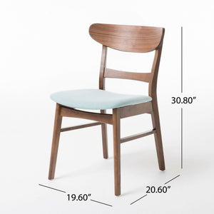 5 Piece Dining Set With Table And 4 Upholstered Chairs